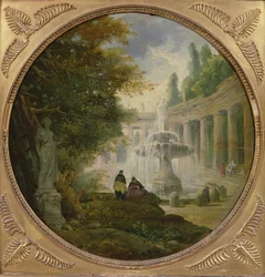 Fuente en un parque, c.1762-65